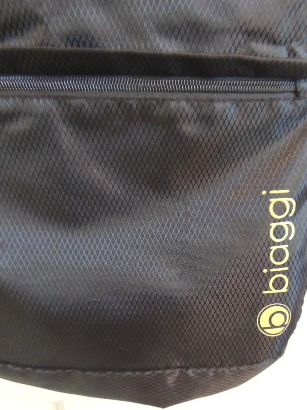 Black Biaggi Foldable Travel Back Pack Stores Small